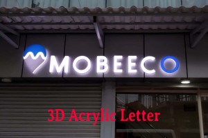 3D Acrylic Letter